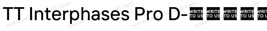 TT Interphases Pro D字体转换